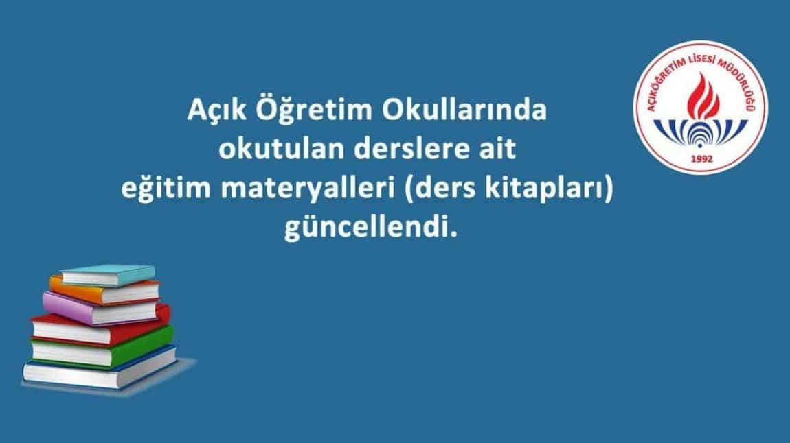 Açık Öğretim Lisesi Kitapları Yenilendi